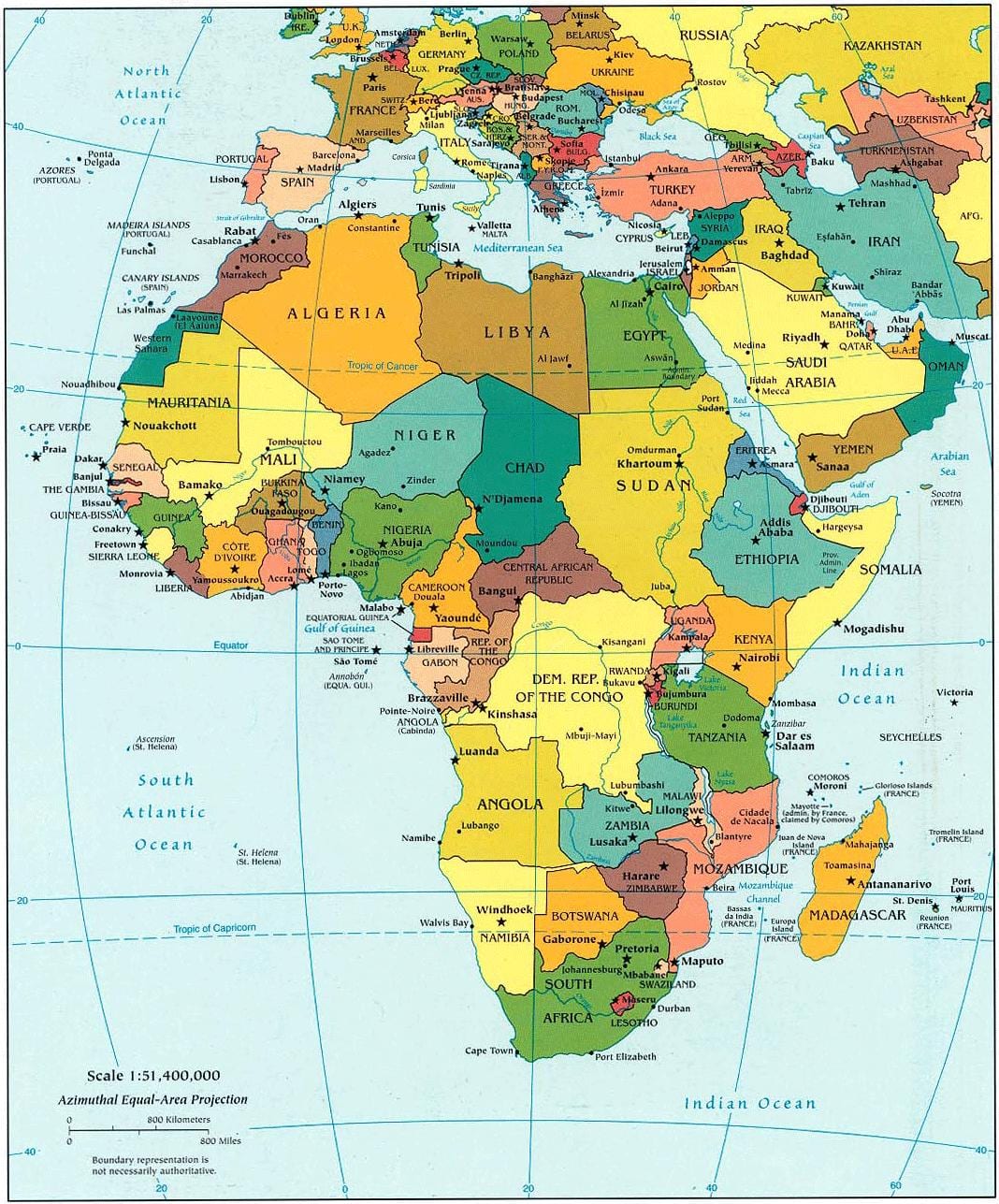 Harta e katarit afrikë